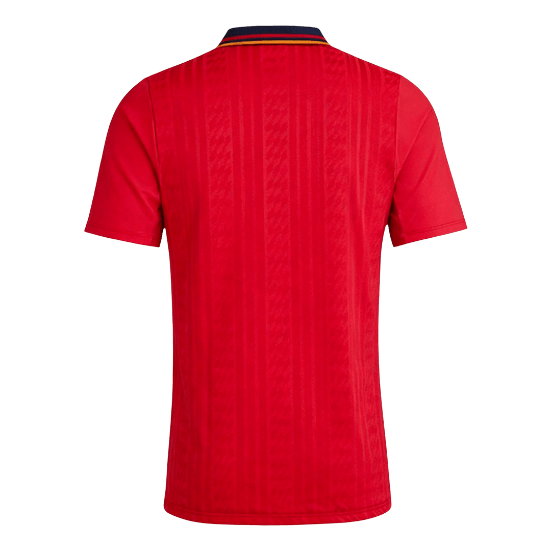 Men Retro Fan Version 1994 Spain Home Soccer Jersey Red