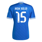 ARDA GÜLER #15 Real Madrid Third Away Soccer Jersey 2025/26 Blue