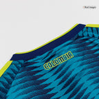 Kid's Colombia Away Soccer Jersey Kit(Jersey+Shorts) World Cup 2026 Blue