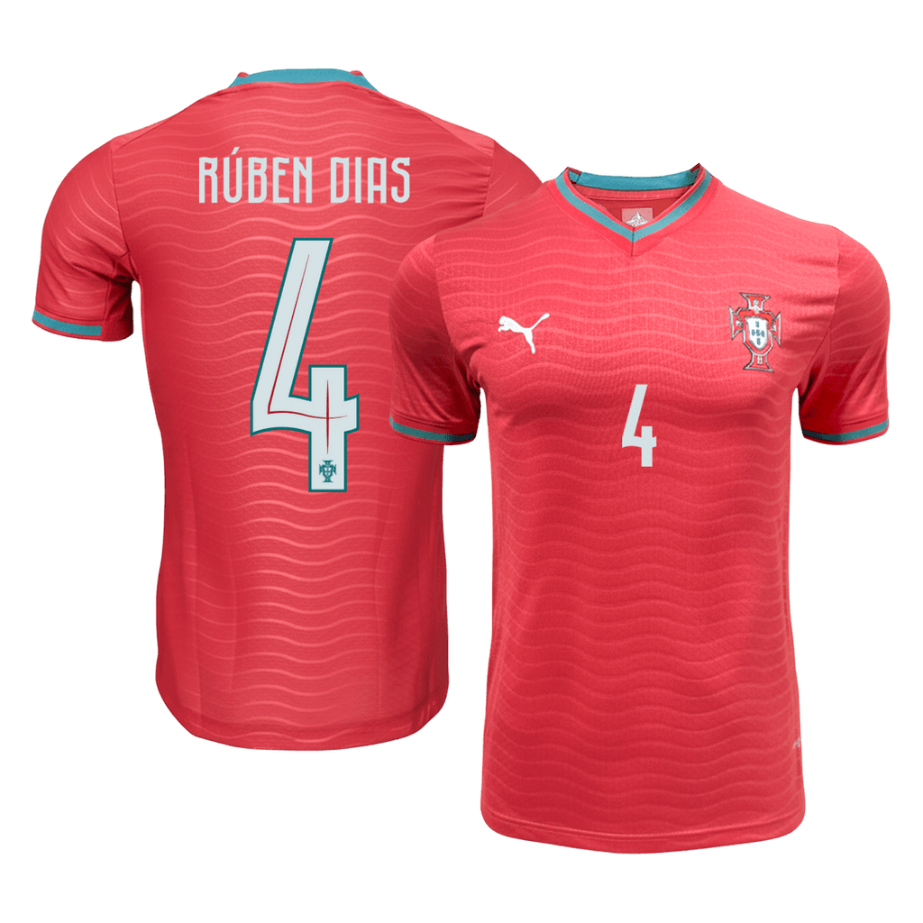 RÚBEN DIAS#4 Player Version Portugal Home Soccer Jersey World Cup 2026 Red