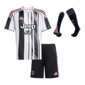 Kids Juventus 2025/26 Home Full Soccer Kit