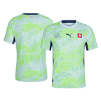Player Version Switzerland Away Soccer Jersey World Cup 2026 Green