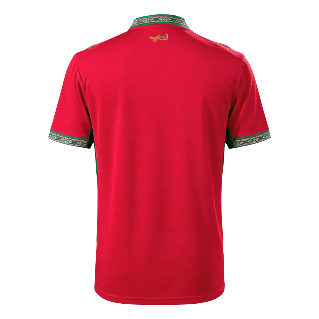 Morocco Home Soccer Jersey World Cup 2026 Red