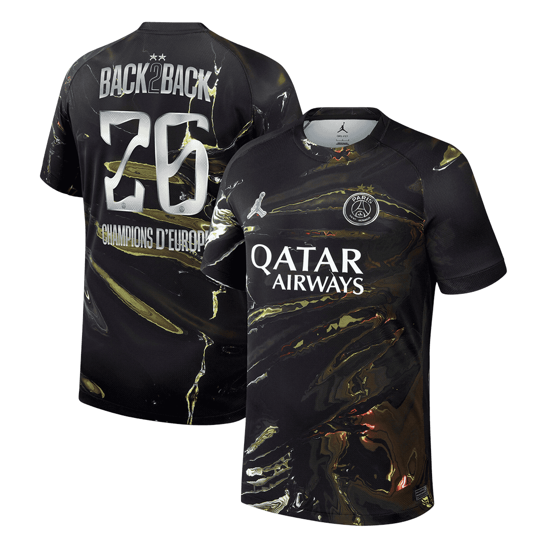 Champions of Europe #26 PSG Fifth Jersey Night Edition 2025/26