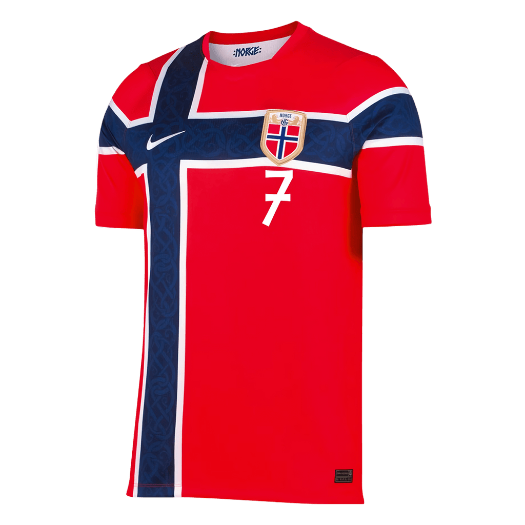 SØRLOTH #7 Norway Home Jersey World Cup 2026