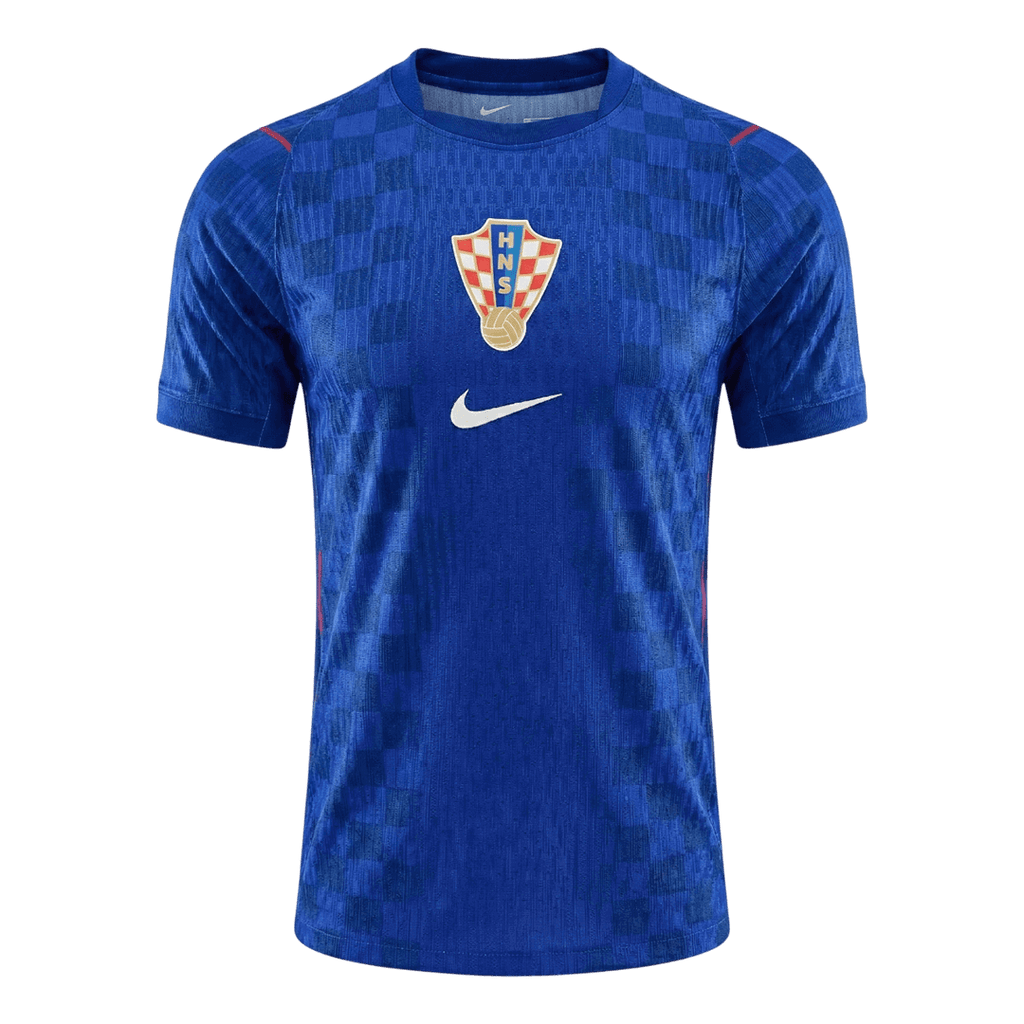 Player Version Croatia Away Soccer Jersey World Cup 2026 Blue