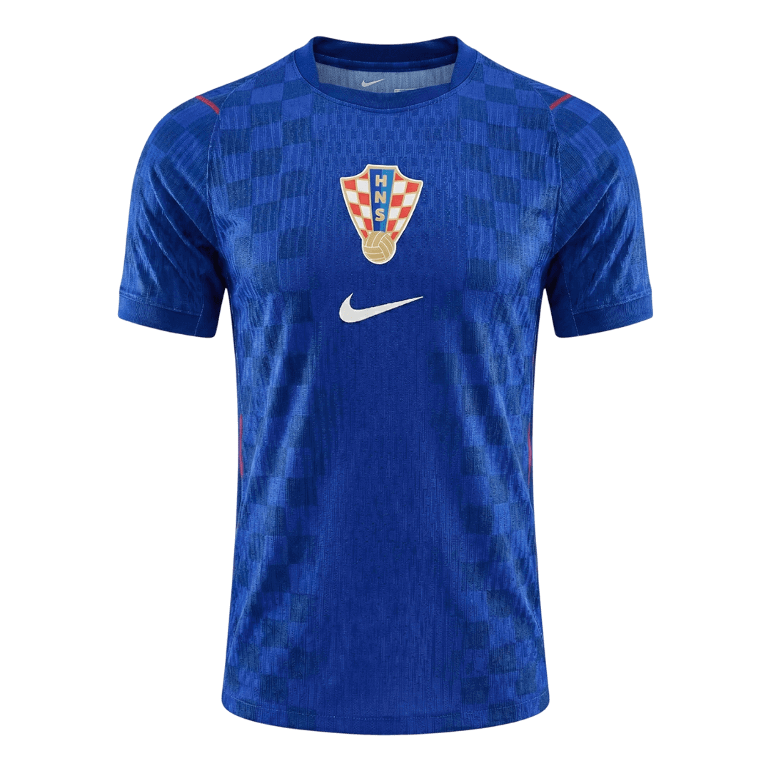 Player Version Croatia Away Soccer Jersey World Cup 2026 Blue