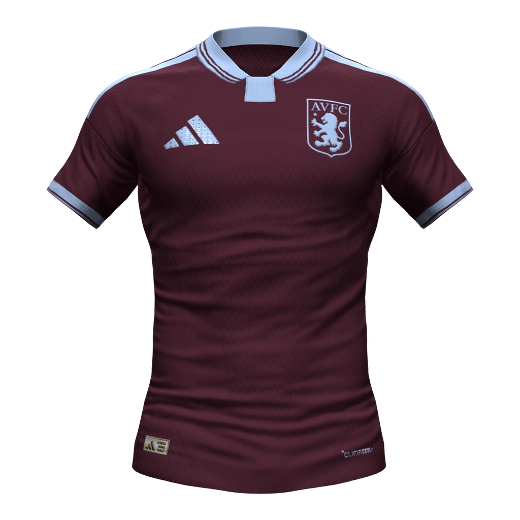 Aston Villa Home Soccer Jersey 26/27 Red