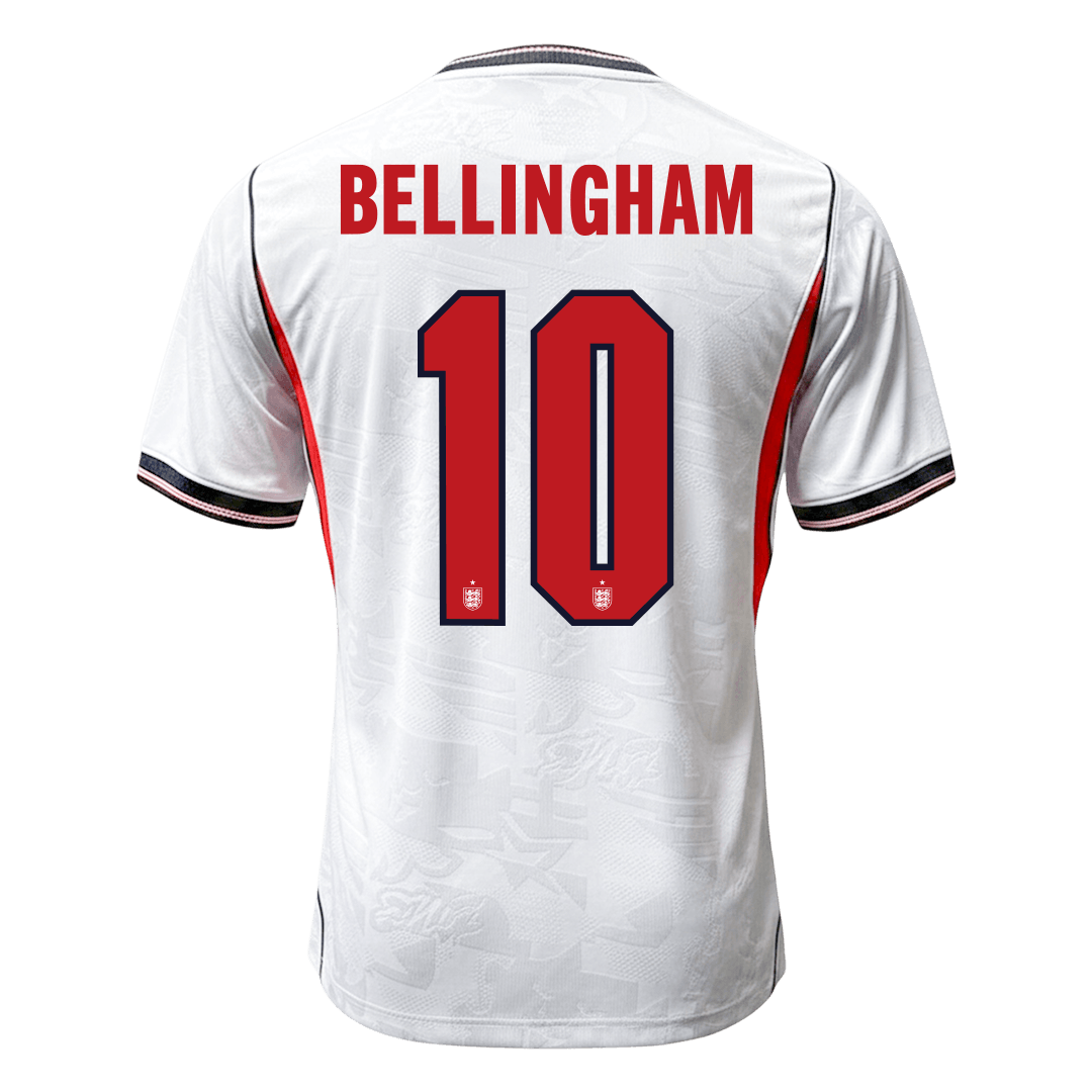 BELLINGHAM #10 Player Version England Home Soccer Jersey World Cup 2026 White