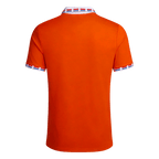 Men Retro Fan Version 1996 Netherlands Home Soccer Jersey Orange