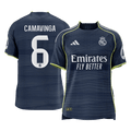 Real Madrid 2025/26 Away Soccer Jersey - CAMAVINGA #6 - Player Version