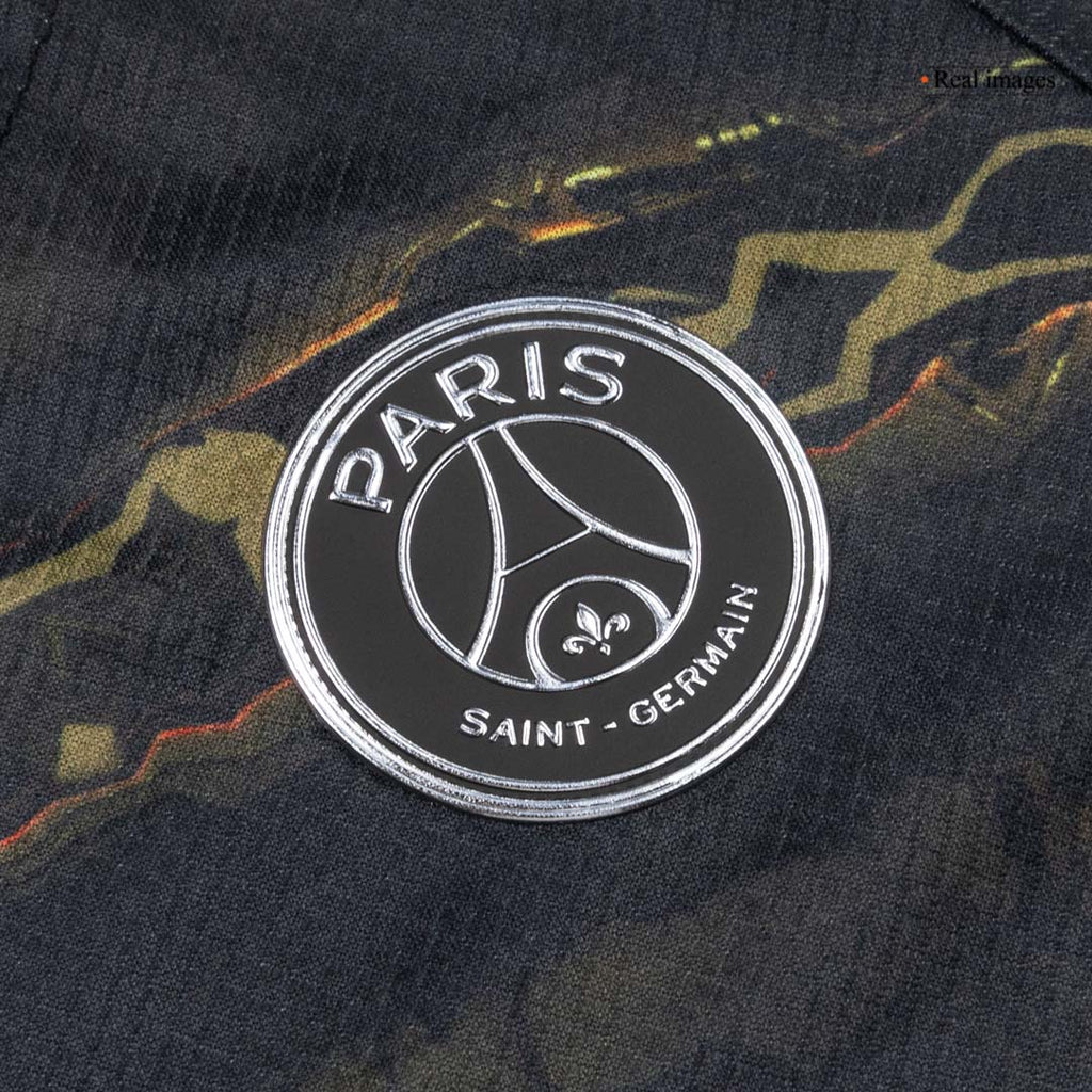 Kid's PSG Jordan Night Edition Soccer Jersey Kit(Jersey+Shorts) 2025/26 Black