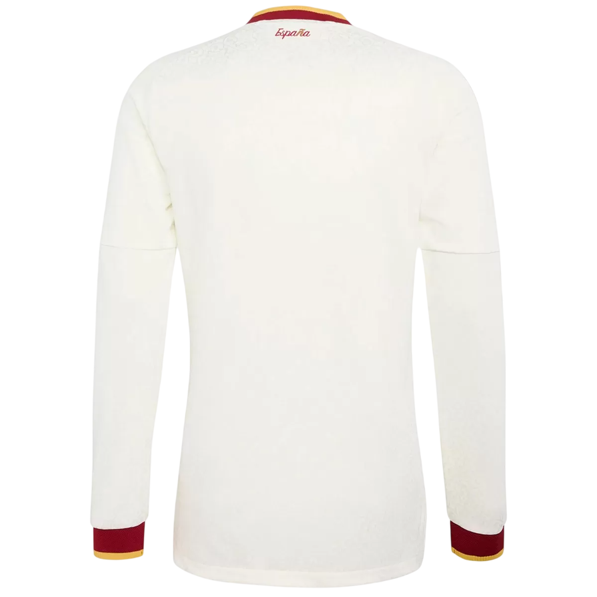 Men Fan 2026 Spain Away Long Sleeve Soccer Jersey World Cup 2026 White