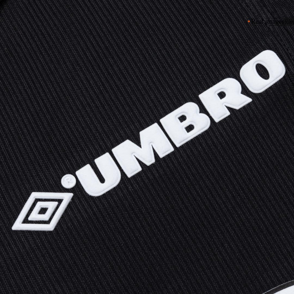 Retro 1998 Manchester United Away Long Sleeve Jersey Black