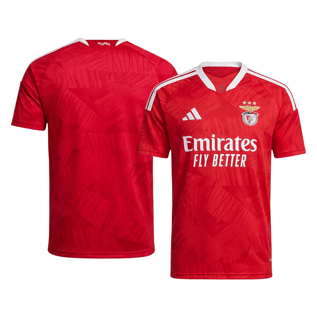 Men Fan 26/27 Benfica Home Soccer Jersey Short Sleeve Red