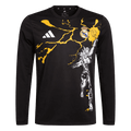 Real Madrid X Marvel Long Sleeve Soccer Jersey 25/26 Black