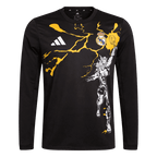 Real Madrid X Marvel Long Sleeve Soccer Jersey 25/26 Black