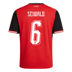SEIWALD#6 Austria Home Soccer Jersey World Cup 2026 Red