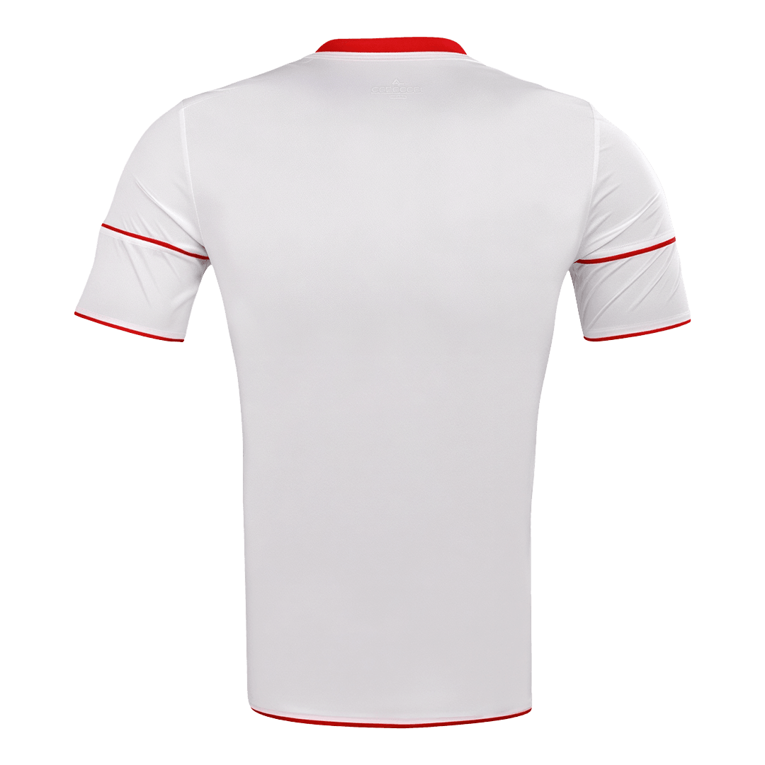 Men Retro Fan Version 2010 New York Red Bulls Home Soccer Jersey Short Sleeve White