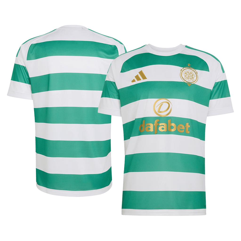 Men Fan Version Celtic Home Soccer Jersey 2026/27 Green&White