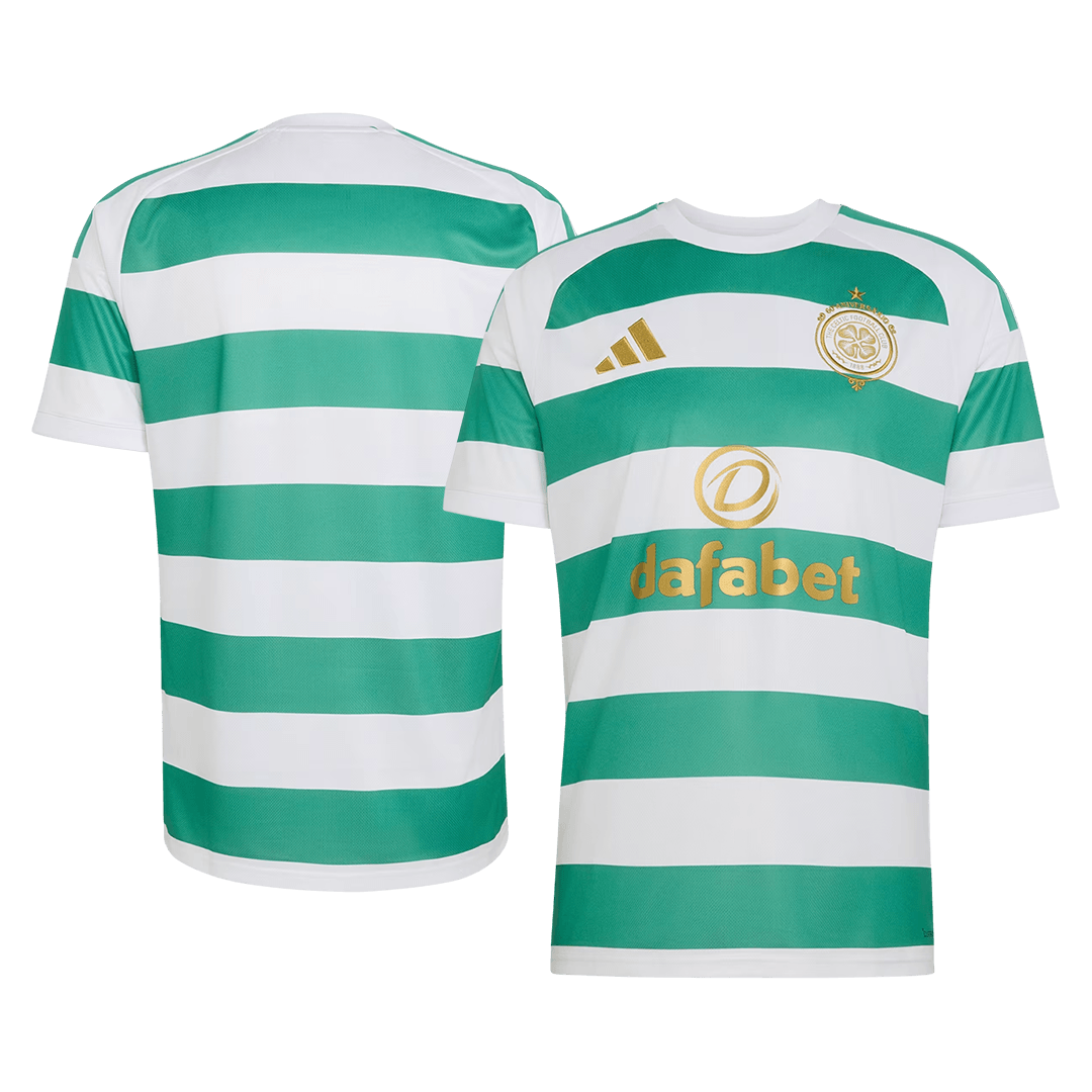 Men Fan Version Celtic Home Soccer Jersey 2026/27 Green&White