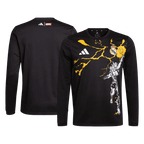 Real Madrid X Marvel Long Sleeve Soccer Jersey 25/26 Black