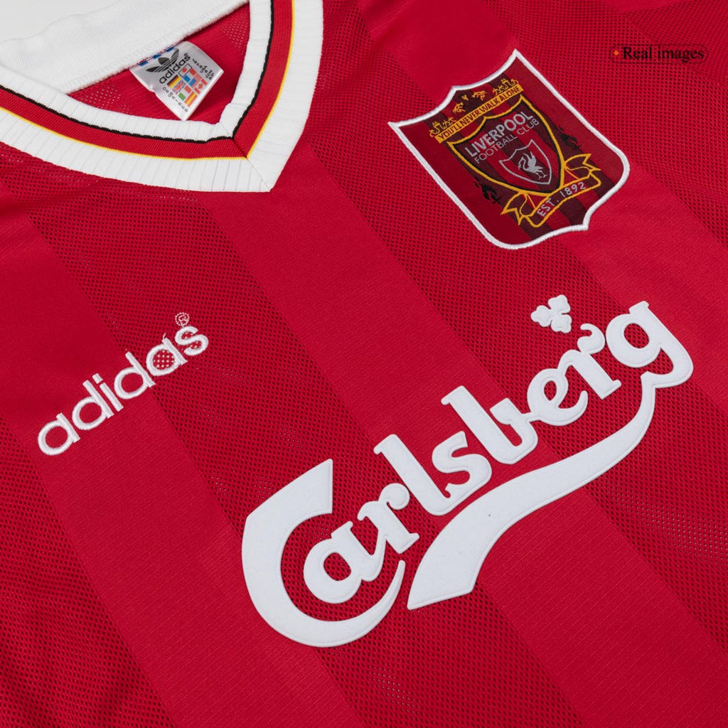 Retro 95/96 Liverpool Home Soccer Jersey Red