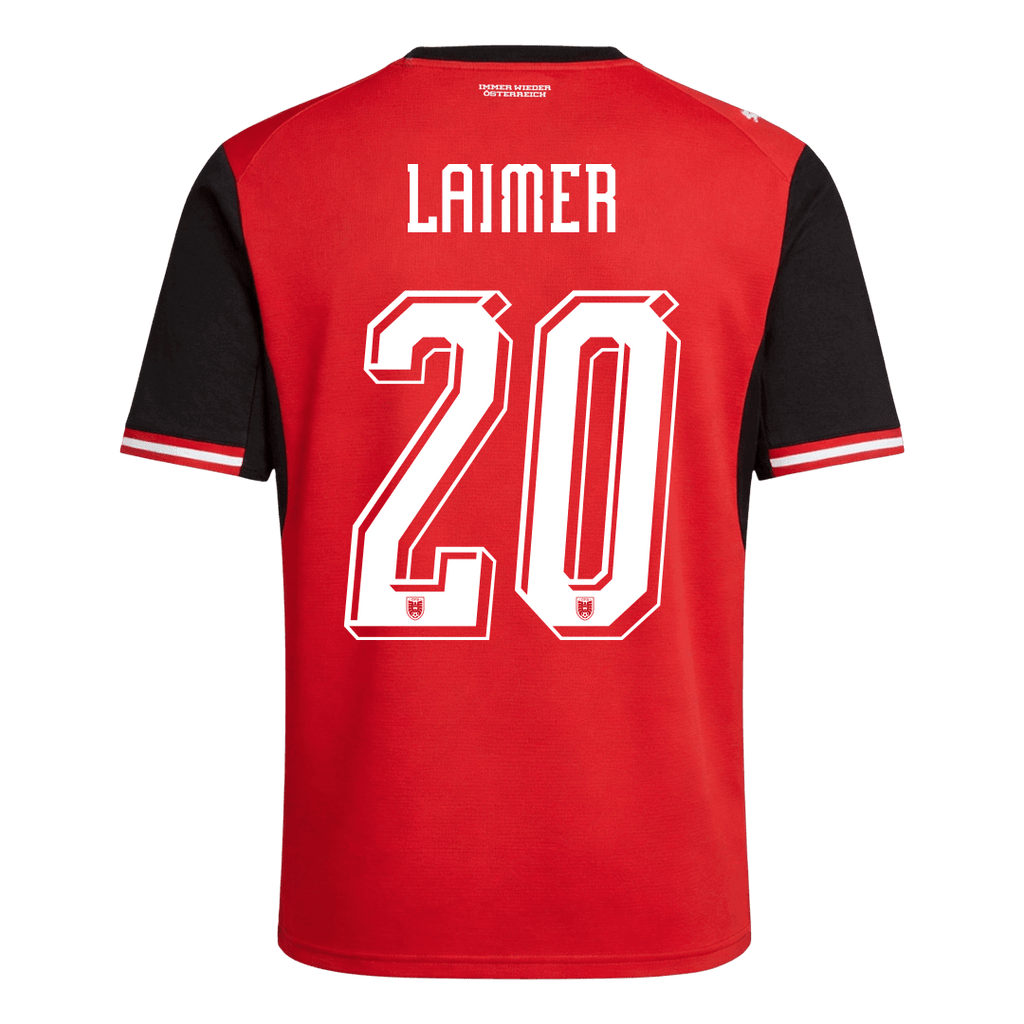 LAIMER#20 Austria Home Soccer Jersey World Cup 2026 Red