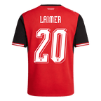 LAIMER#20 Austria Home Soccer Jersey World Cup 2026 Red