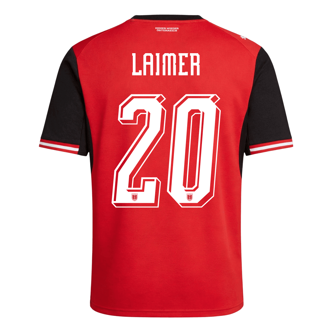LAIMER#20 Austria Home Soccer Jersey World Cup 2026 Red