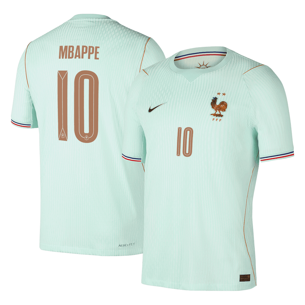 MBAPPE #10 Player Version France Away Soccer Jersey World Cup 2026 Green