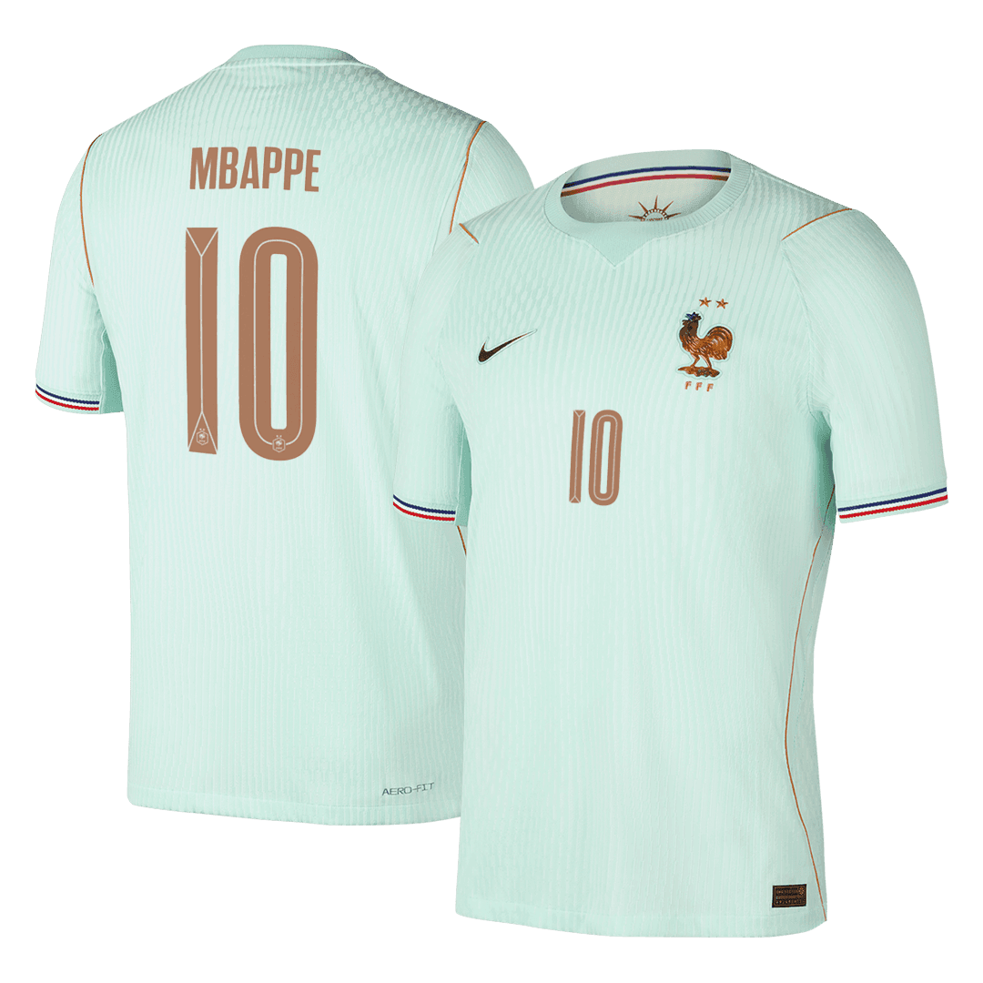 MBAPPE #10 Player Version France Away Soccer Jersey World Cup 2026 Green