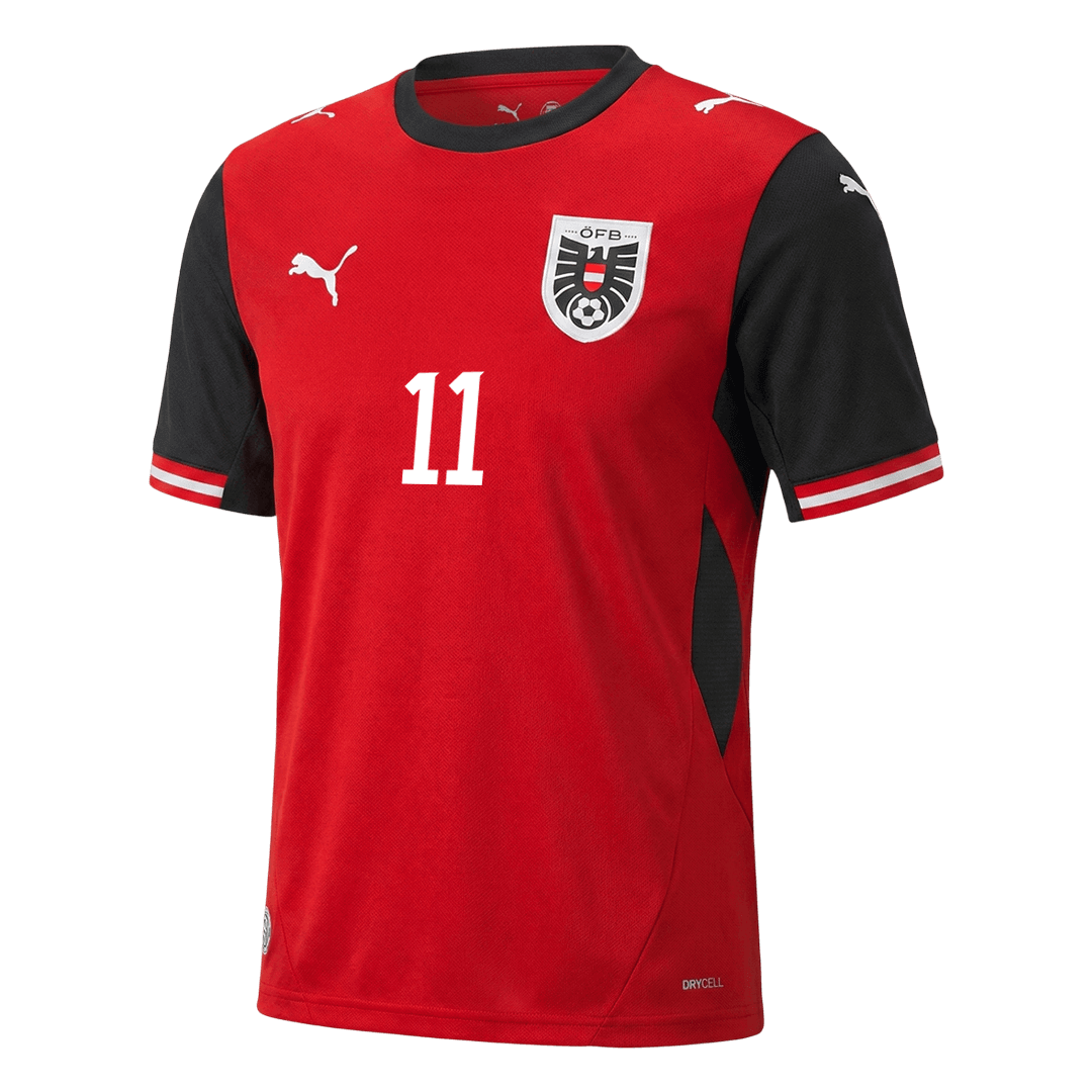 GREGORITSCH#11 Austria Home Soccer Jersey World Cup 2026 Red