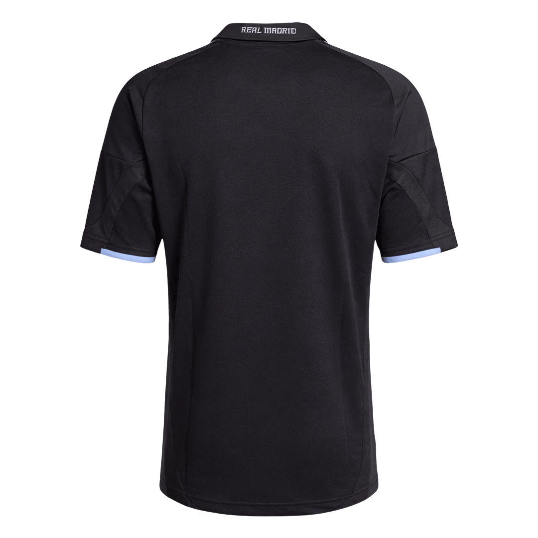 Men Retro Fan Version 09/10 Real Mardid Away Soccer Jersey Black