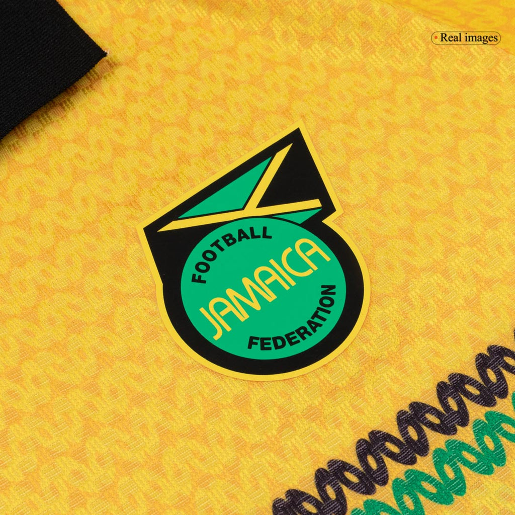 Player Version Jamaica Home Soccer Jersey World Cup 2026 Yellow